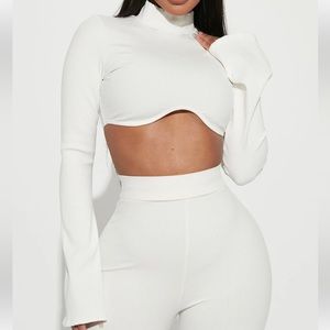 Sammy Snatched Top - Off White